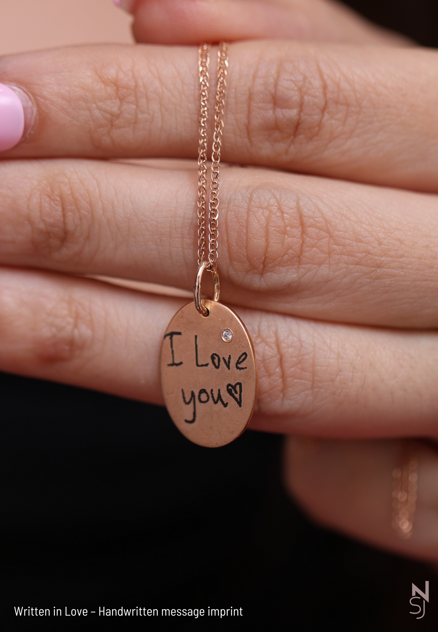 Token of Love - 18kt Gold Diamond-Studded | Personalized Pendant & Complete Set | Customizable