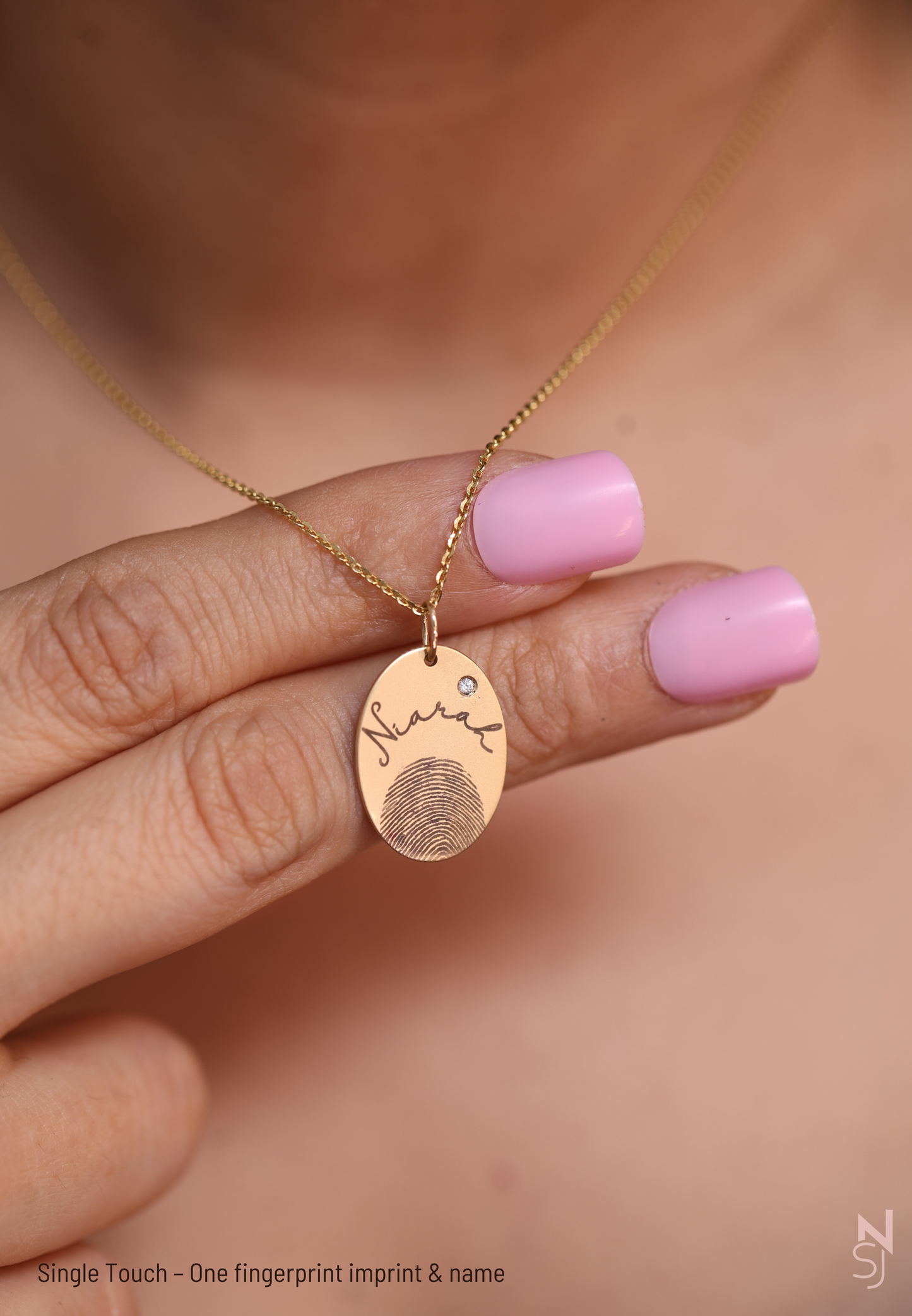 Token of Love - 18kt Gold Diamond-Studded | Personalized Pendant & Complete Set | Customizable