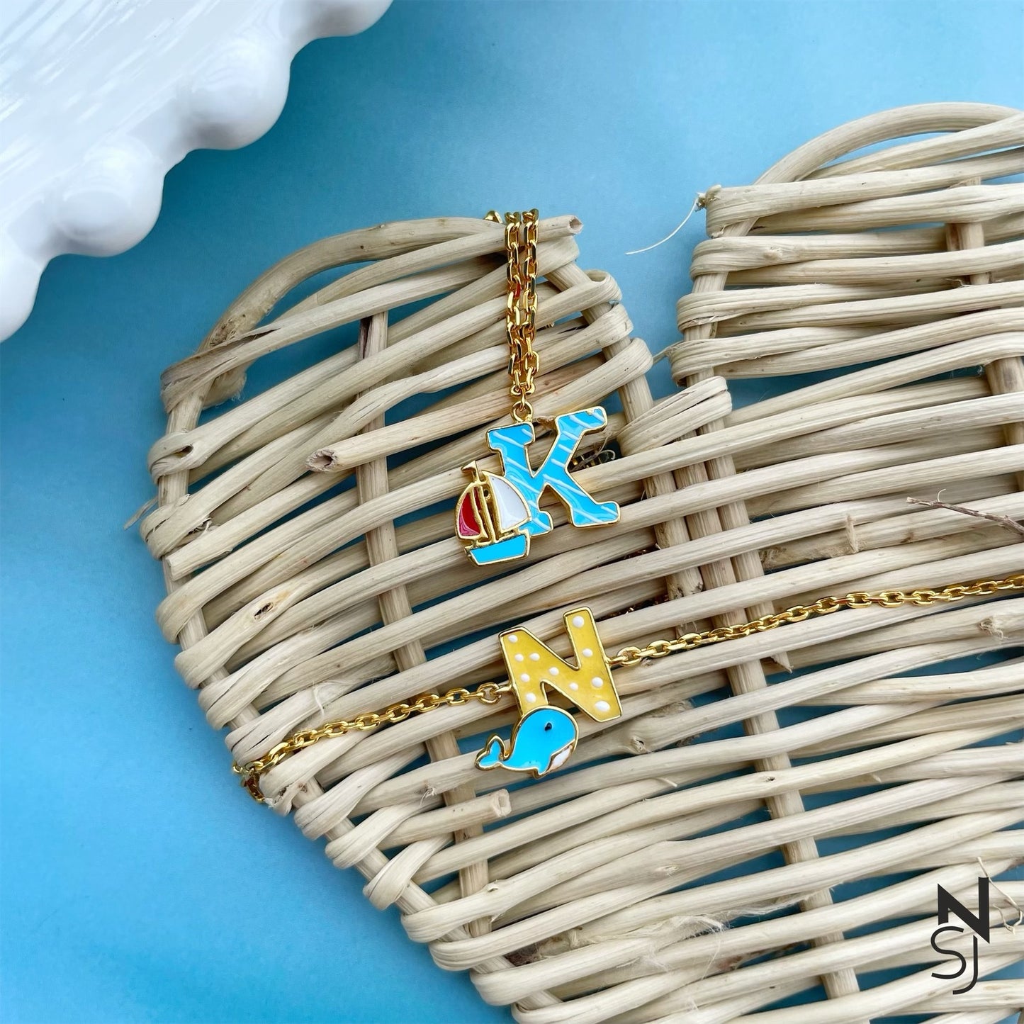 Sail Away Initial Neckhain