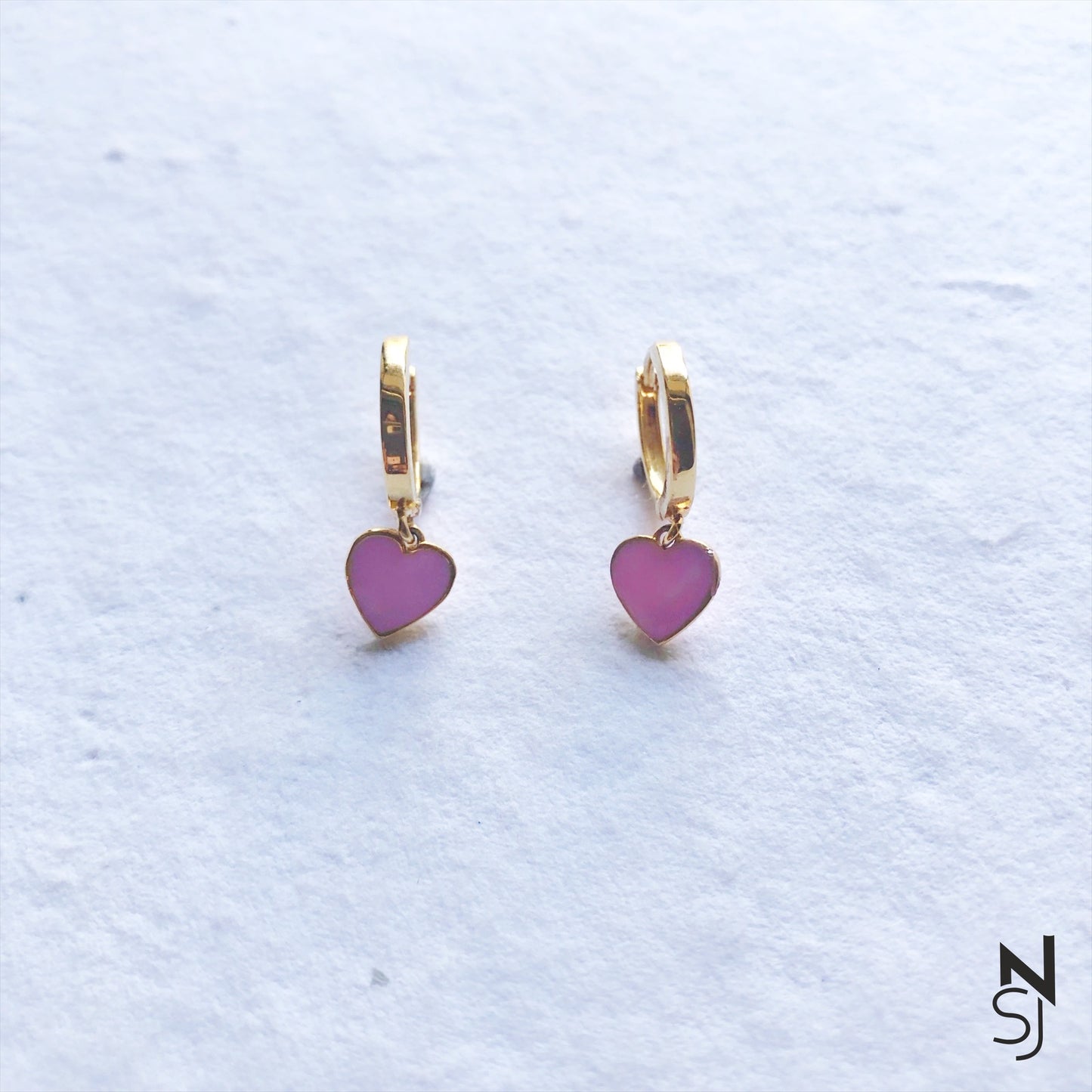 Dangling Heart Studs