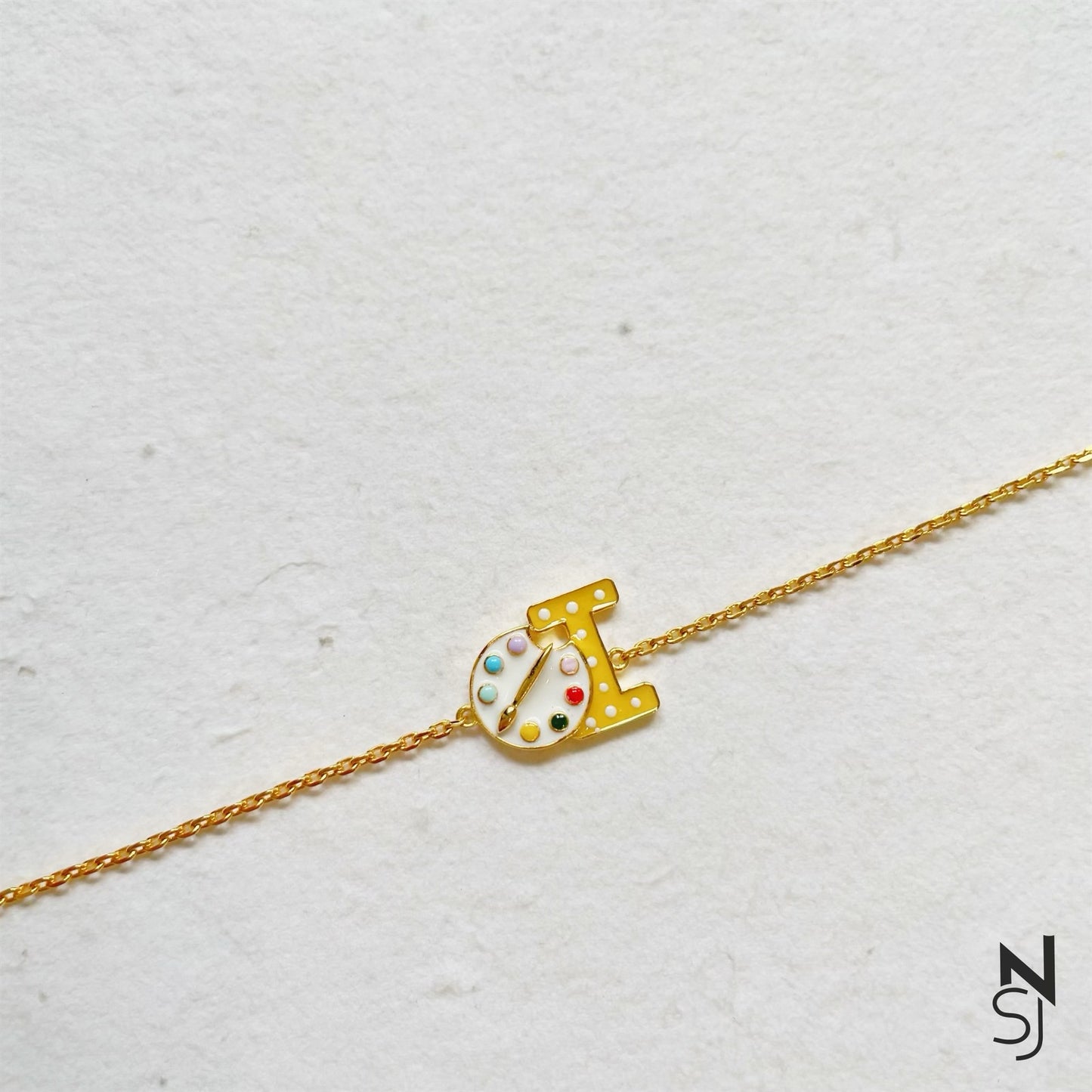 Artistic Impressions Initial Bracelet