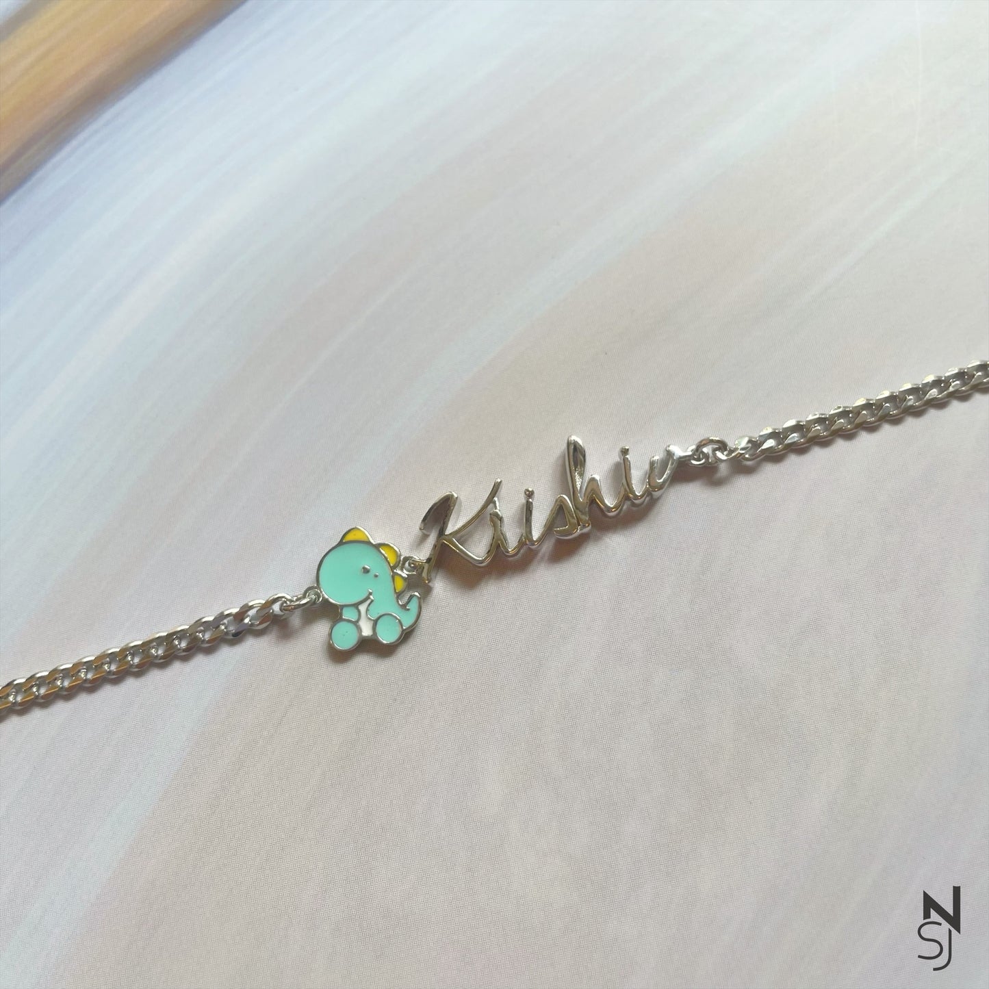 Dino Name Bracelet