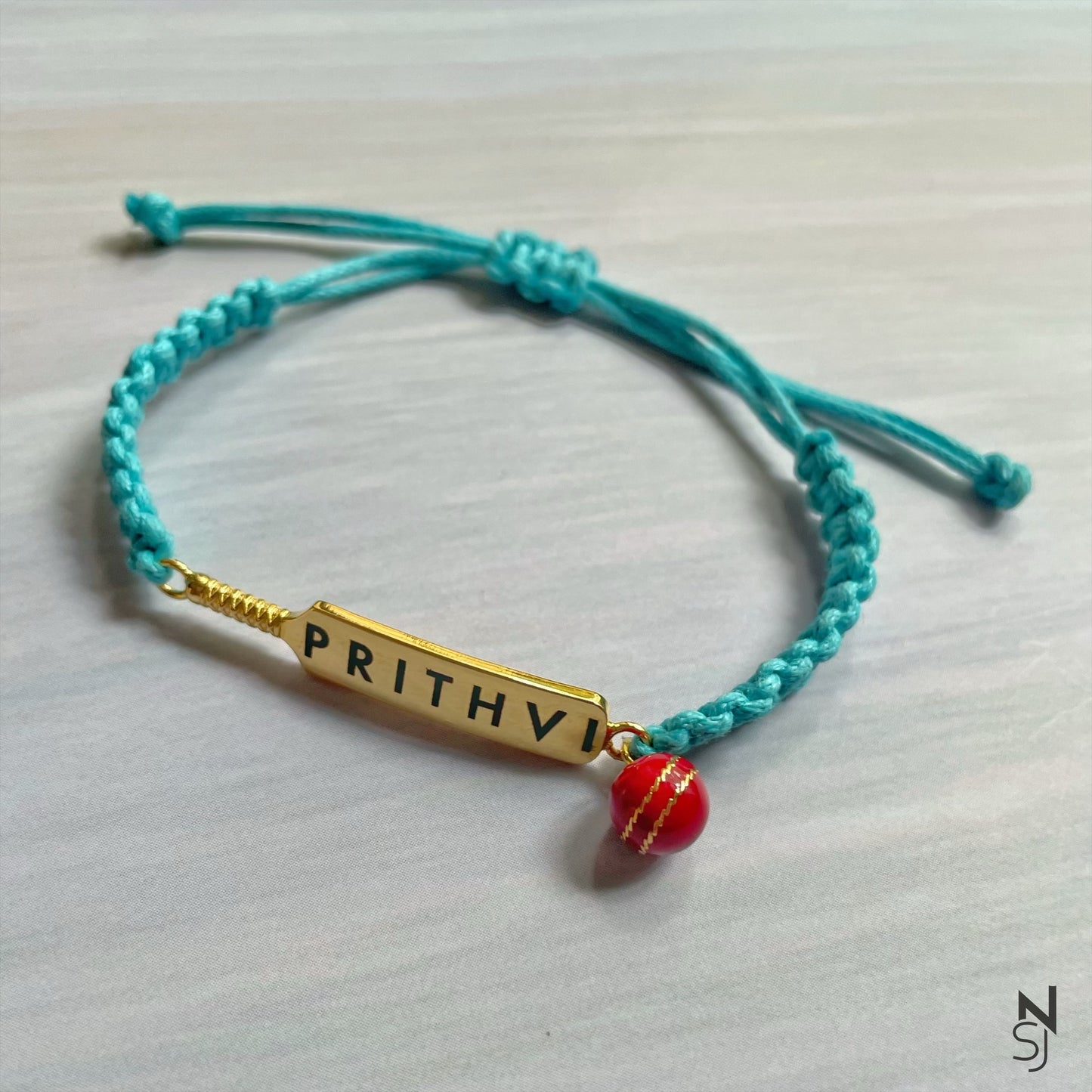 Cricket Name Adjustable Bracelet