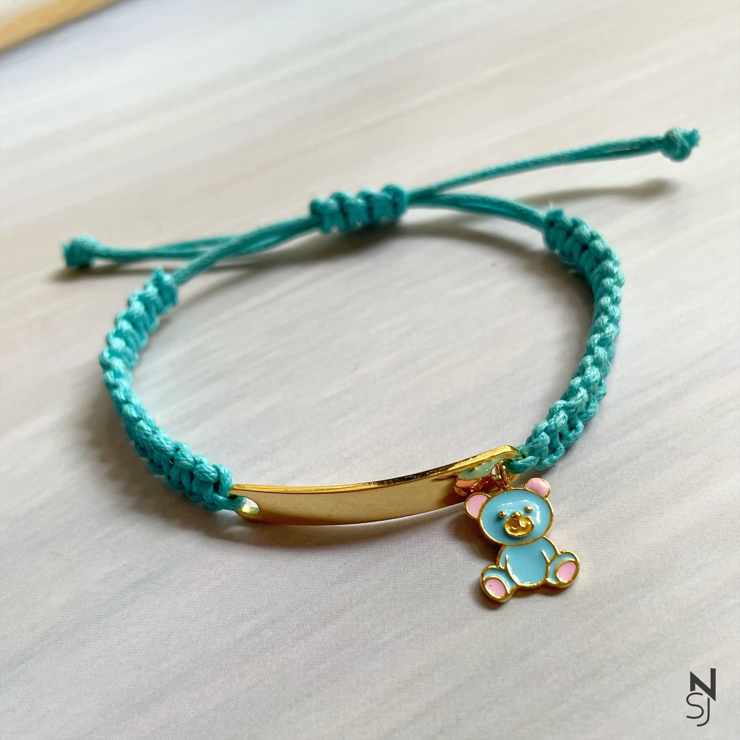 Teddy Name Adjustable Bracelet