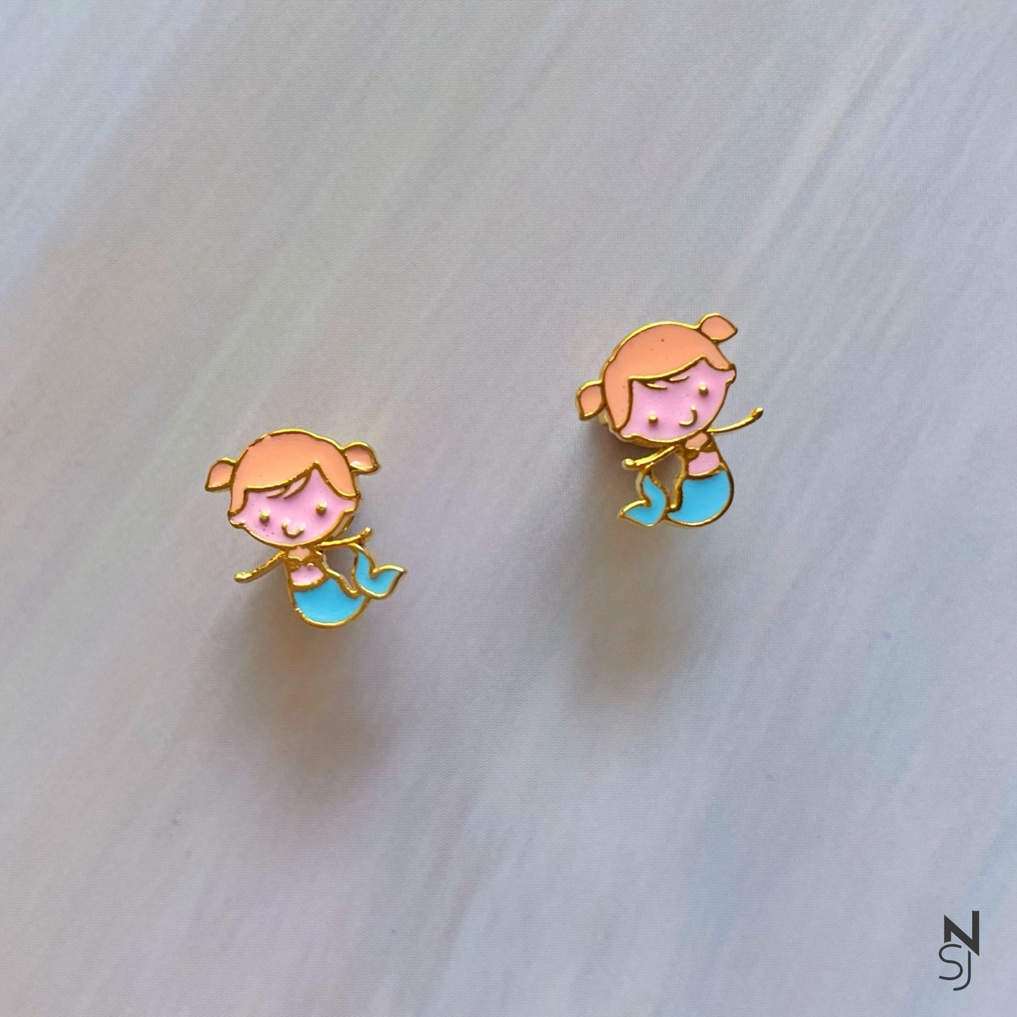 Mermaid Love Studs