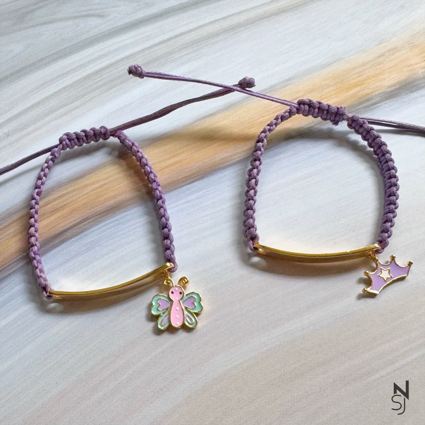 Butterftly Adjustable Name Bracelet