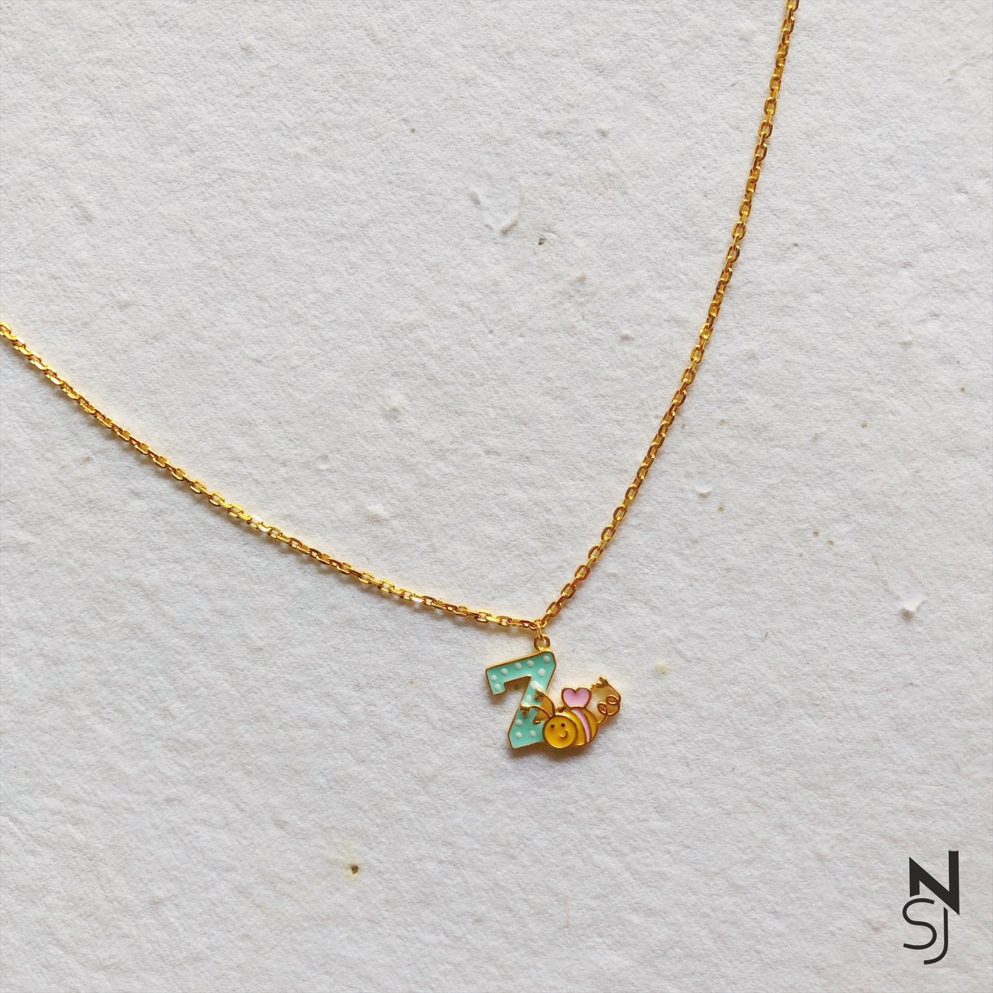 Beekeeper's Initial Neckchain