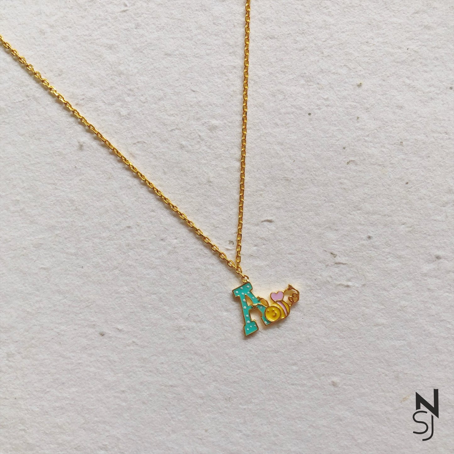Beekeeper's Initial Neckchain