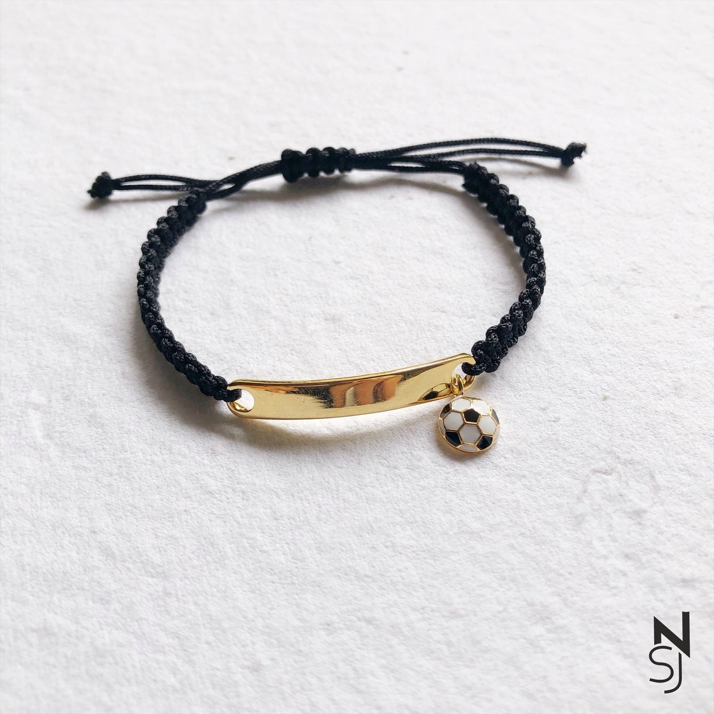 Custom Name Football Bracelet