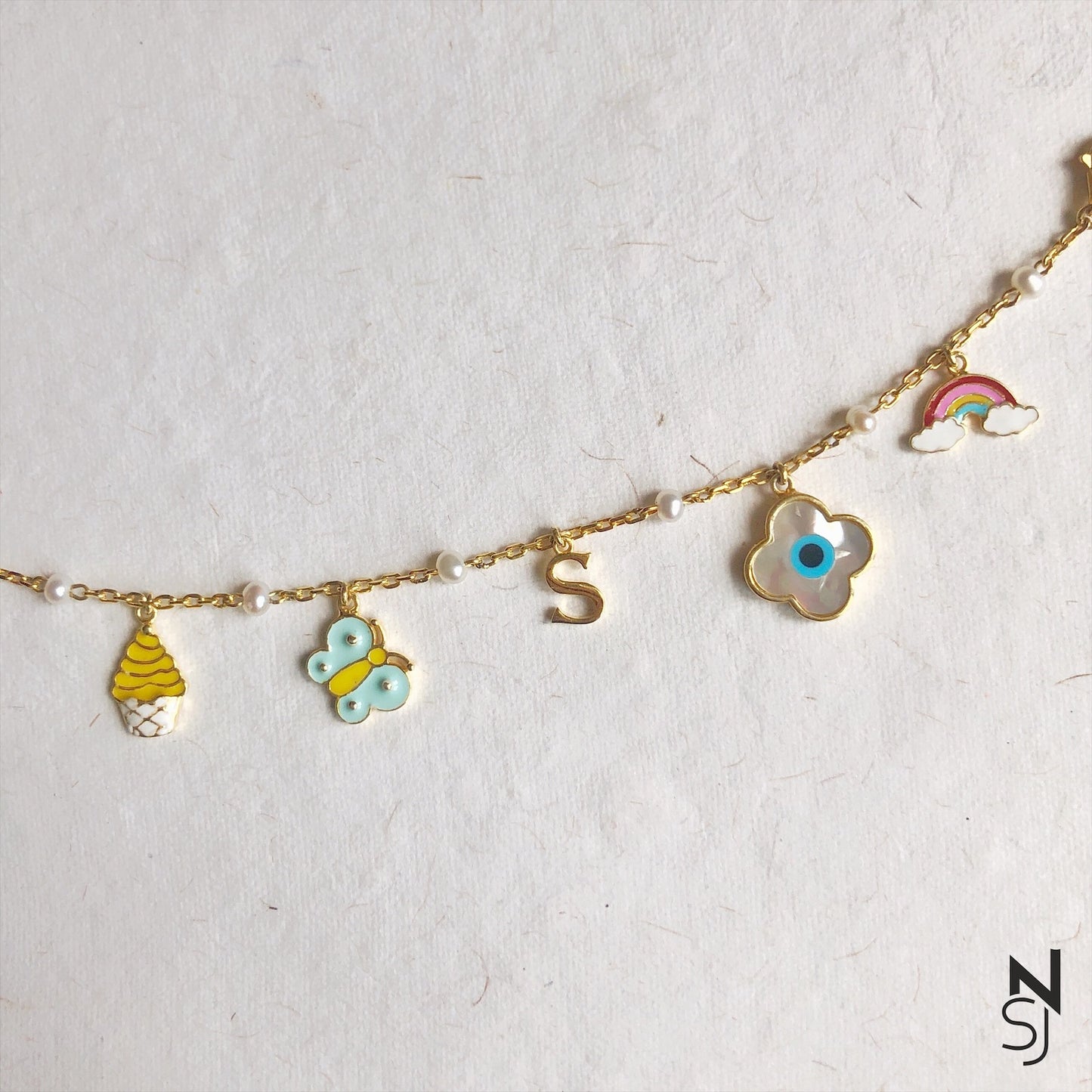 Life is an Adventure Charm Bracelet