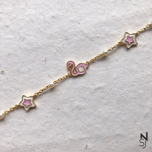 Flamingo & Stars Bracelet