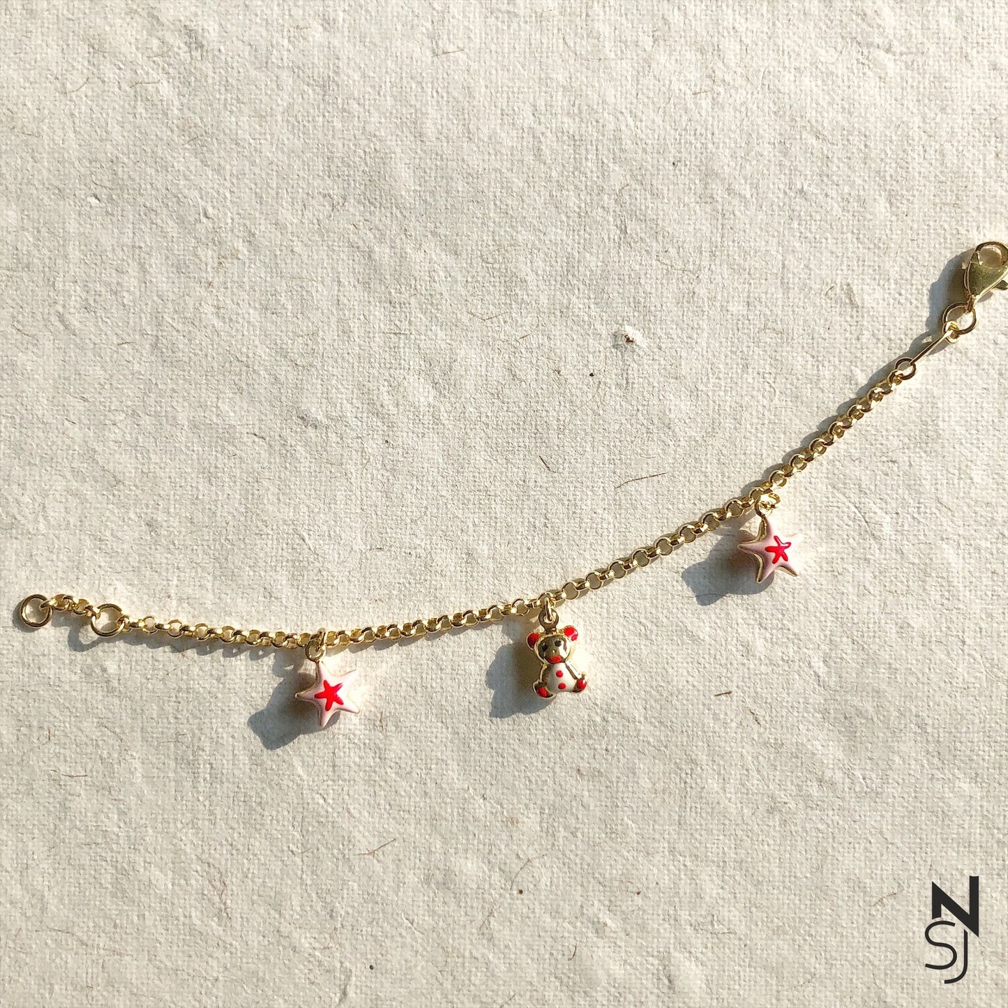 Star & Teddy Bracelet