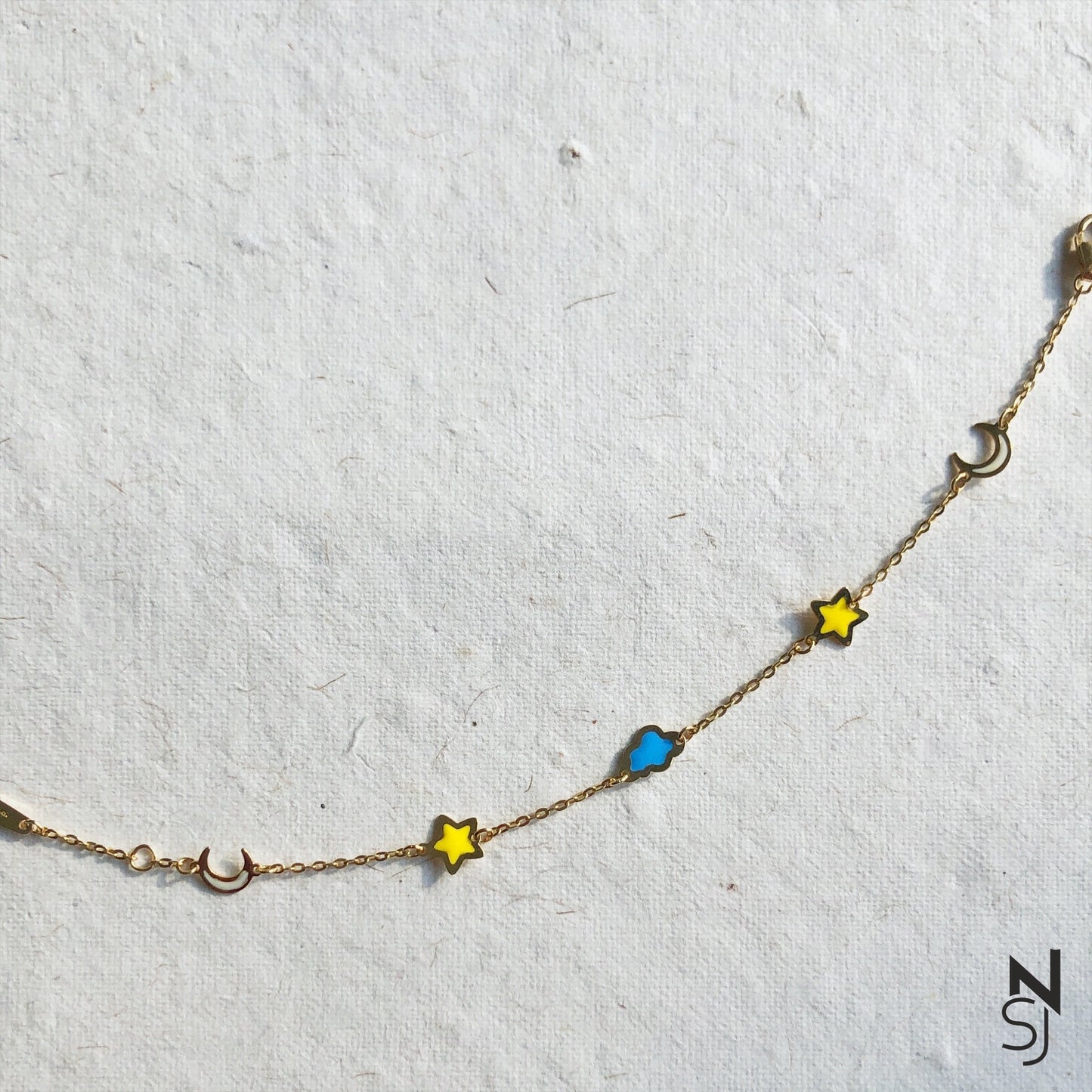 It's a Sunny Day Bracelet | Personalised 925 Silver Jewellery for Kids | Niashine