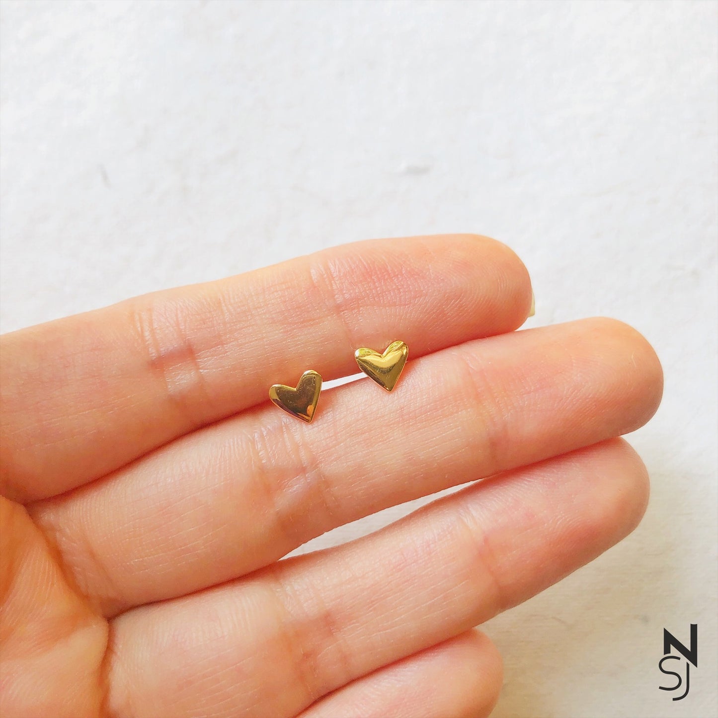My heart is full Studs | Personalised 925 Silver Jewellery for Kids | Niashine