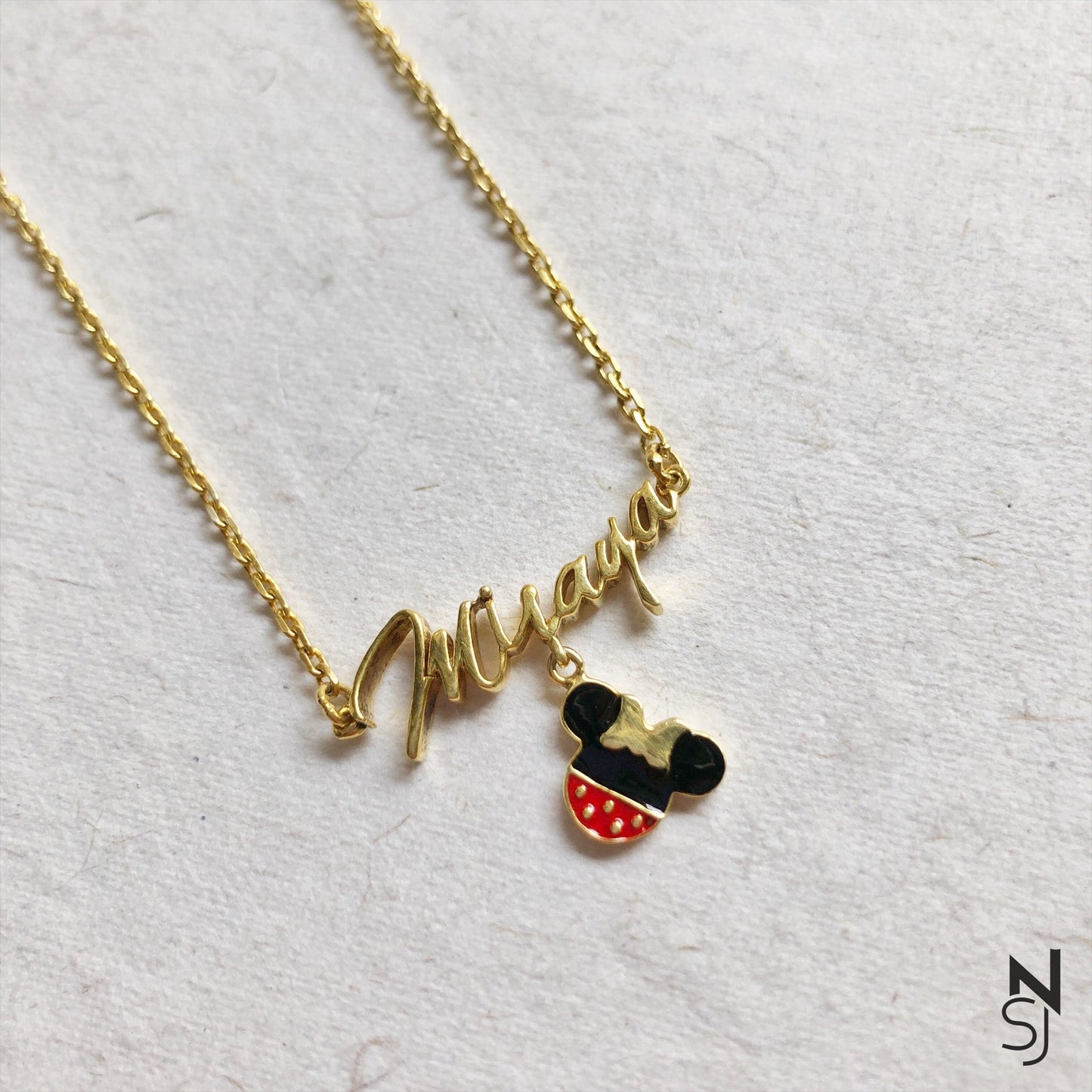 Custom Name Minnie Neckchain