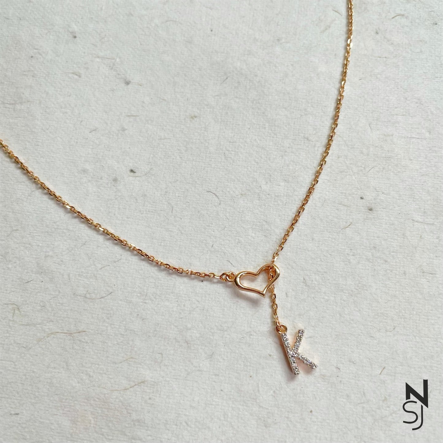 Dazzle Initial Neckchain