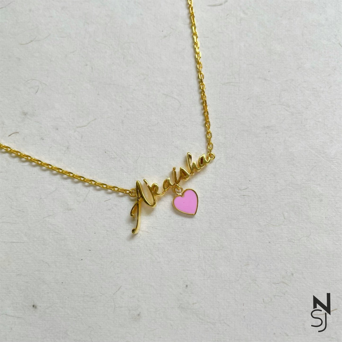 Custom Name with Heart Neckchain
