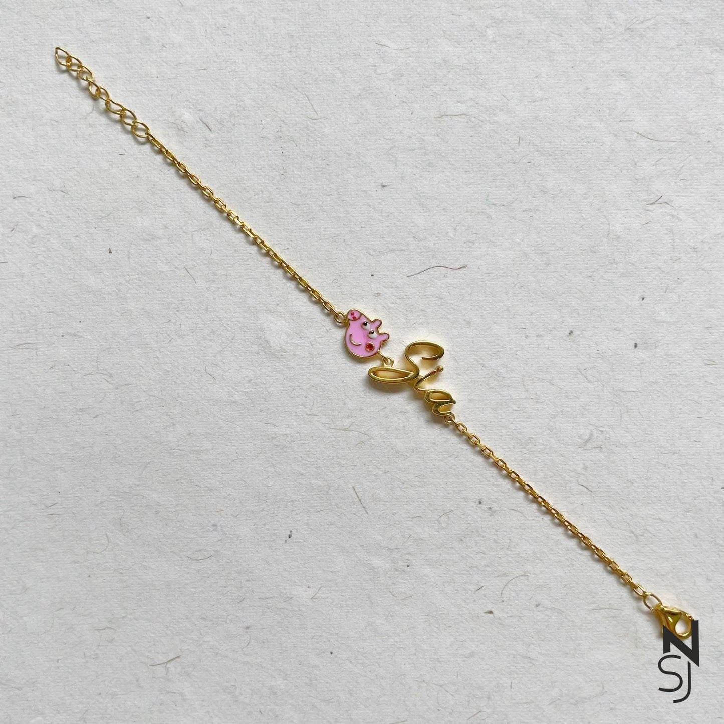 Custom Name Peppa Bracelet