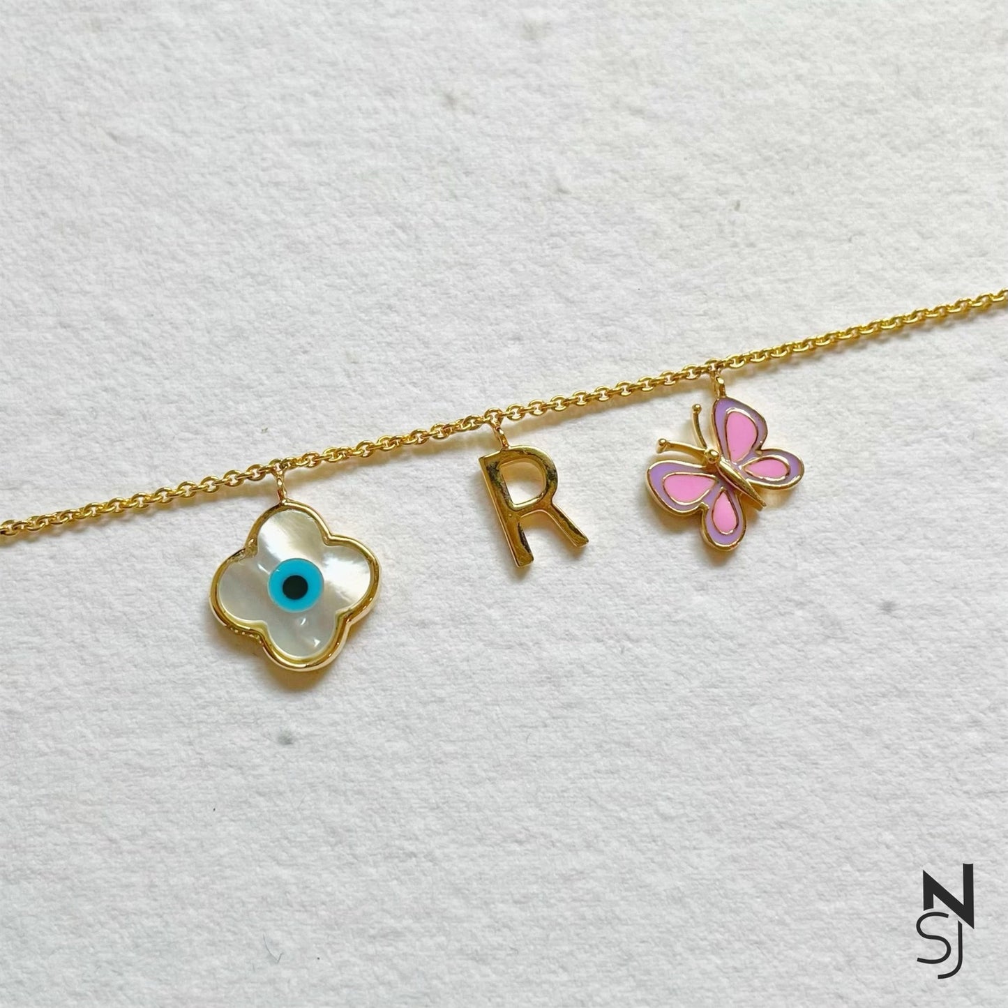 Custom Initial Trio Bracelet
