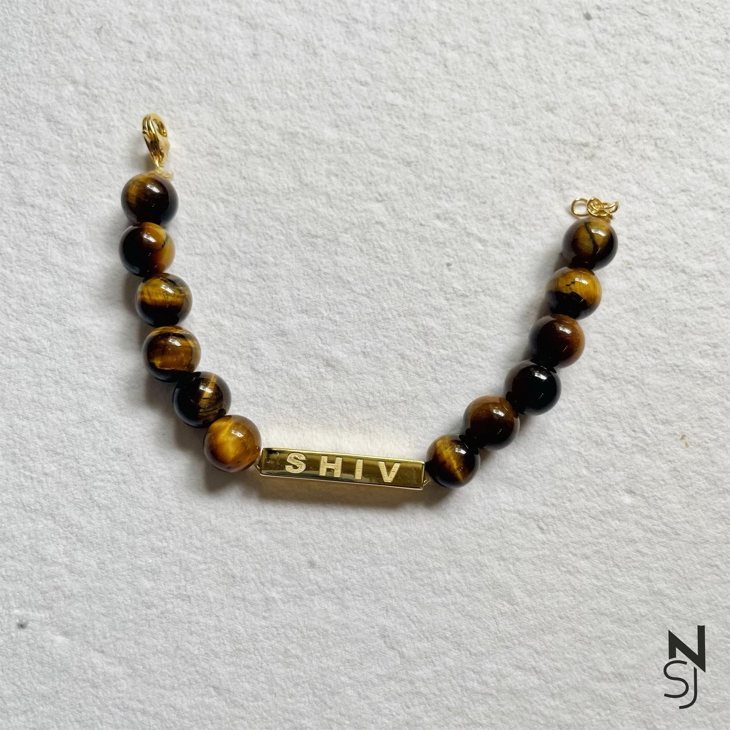 Custom Name Beaded Bracelet