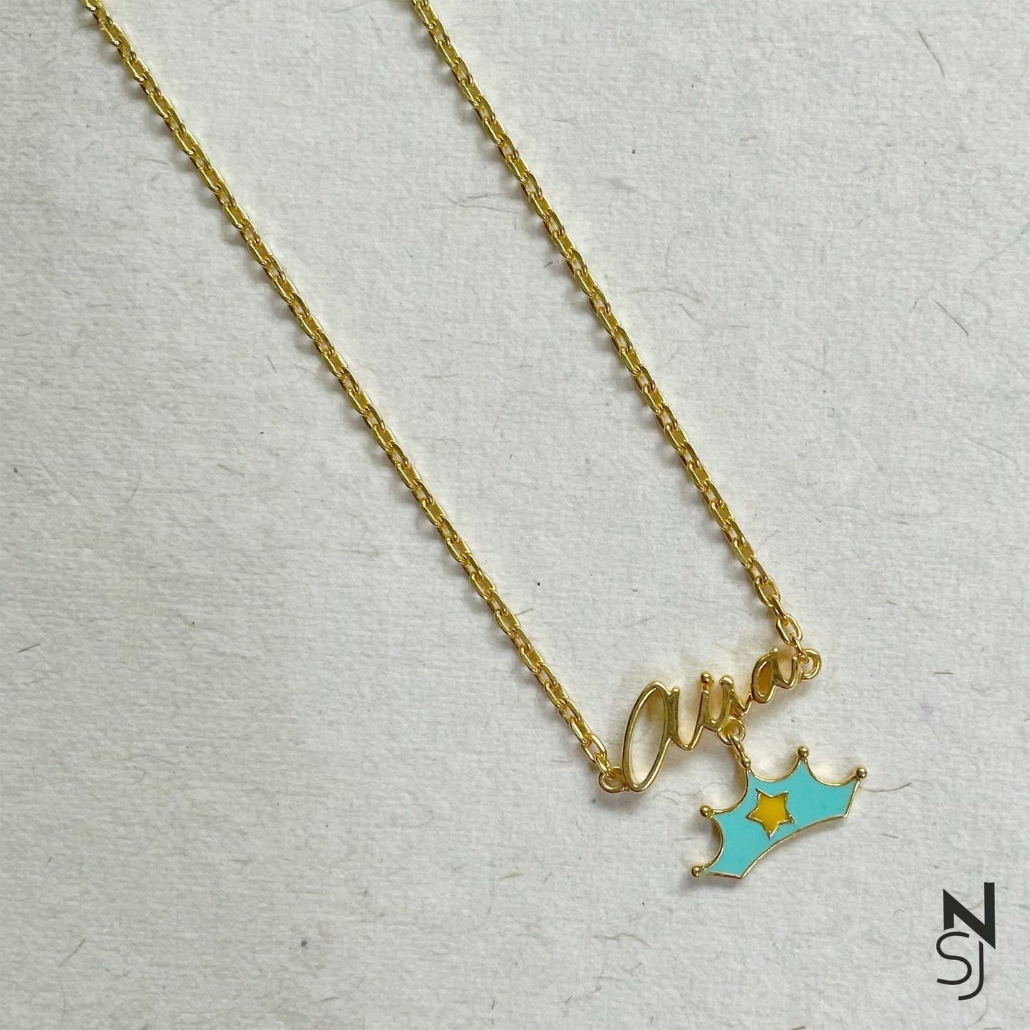 Custom Name with Tiara Neckchain
