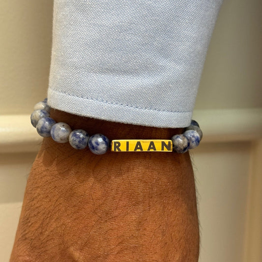 Custom Name Beaded Bracelet