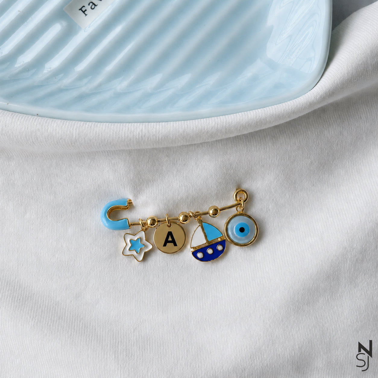 Custom Initial Brooch