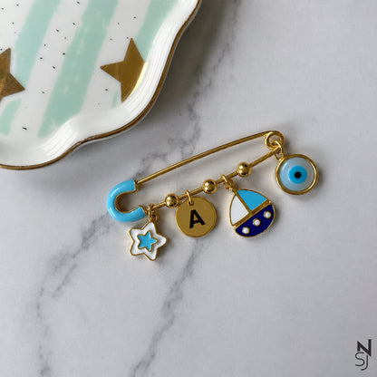 Custom Initial Brooch