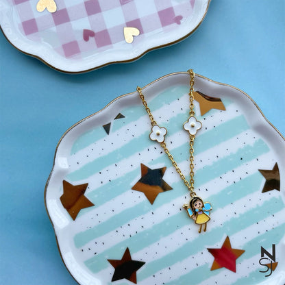Fairy Dust Dream Neckchain | Personalised 925 Silver Jewellery for Kids | Niashine