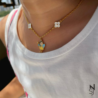 Fairy Dust Dream Neckchain | Personalised 925 Silver Jewellery for Kids | Niashine