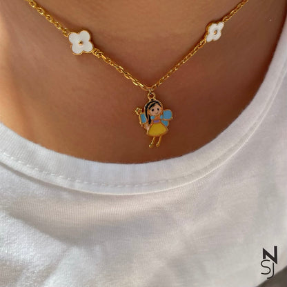 Fairy Dust Dream Neckchain | Personalised 925 Silver Jewellery for Kids | Niashine