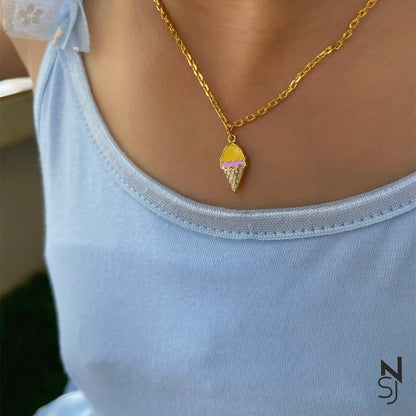 Sweet Treats Neckchain | Personalised 925 Silver Jewellery for Kids | Niashine