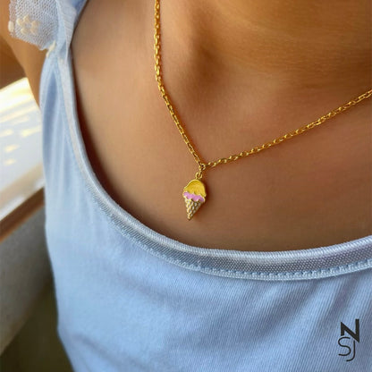 Sweet Treats Neckchain | Personalised 925 Silver Jewellery for Kids | Niashine
