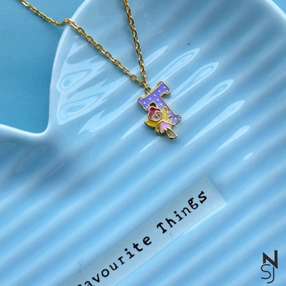 Fairyland Initial Neckchain | Personalised 925 Silver Jewellery for Kids | Niashine