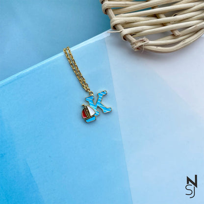 Sail Away Initial Neckhain