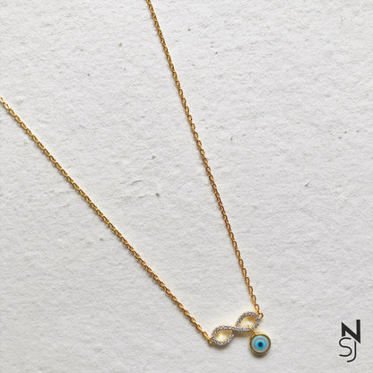 Everlasting Infinity Evil Eye Neckchain