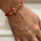 Adjustable Spiderman Initial Bracelet