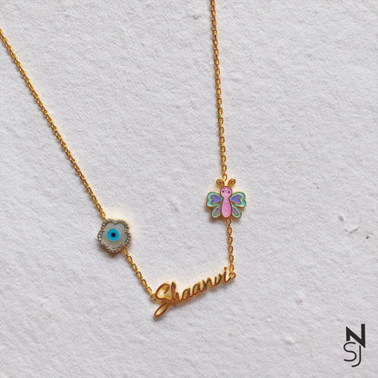 Butterfly Wings Name Neckchain