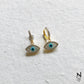 Studded Evil Eye Danglers
