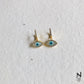 Studded Evil Eye Danglers