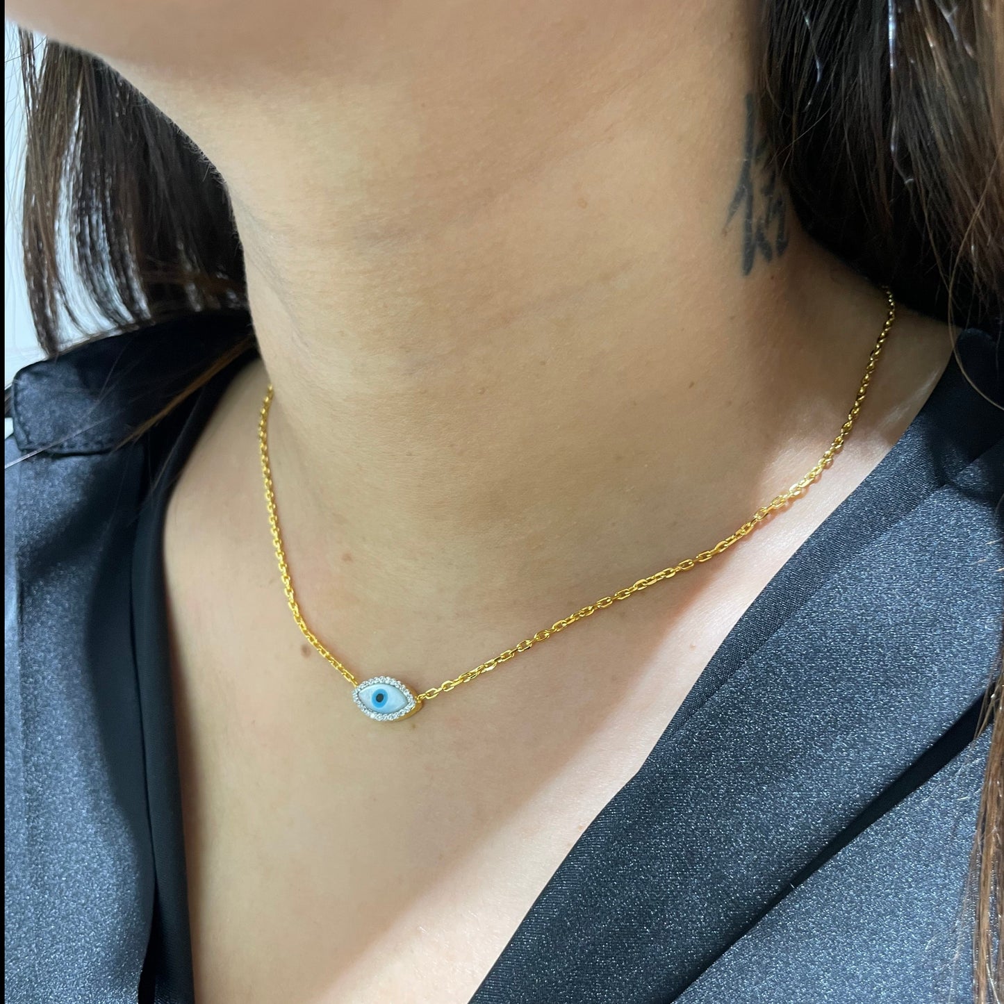 Dainty Evil Eye Neckchain