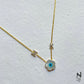 Bespoke Floral Guardian Initial Necklace