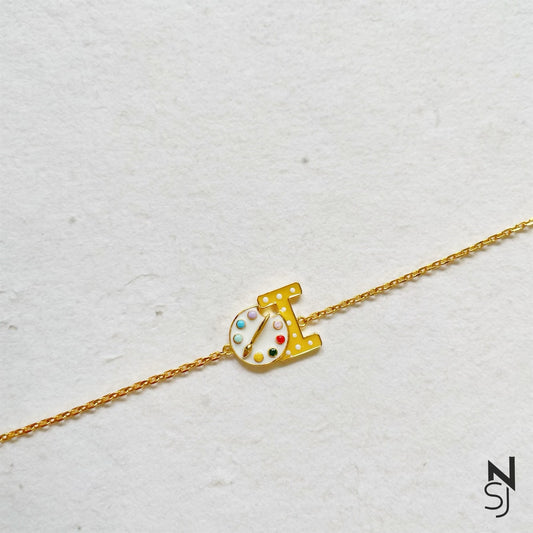 Artistic Impressions Initial Bracelet