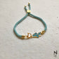 Aeroplane Initial Bracelet