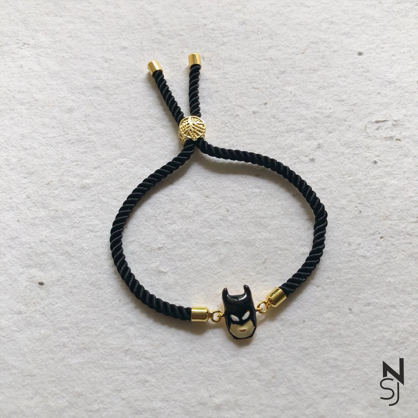 Adjustable Batman Bracelet