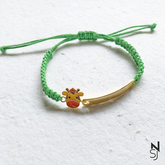 Custom Name Giraffe Bracelet