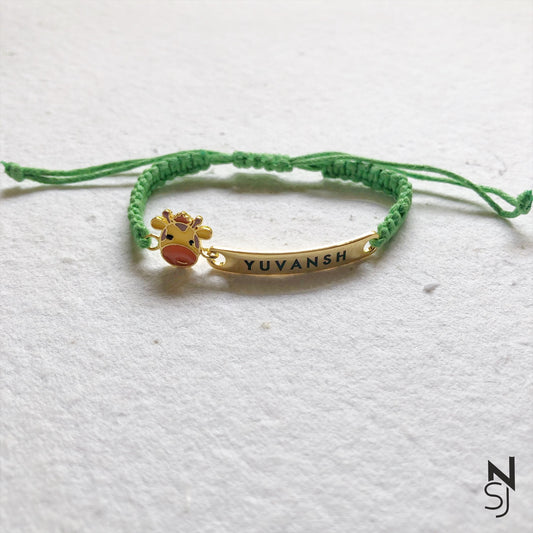 Custom Name Giraffe Bracelet