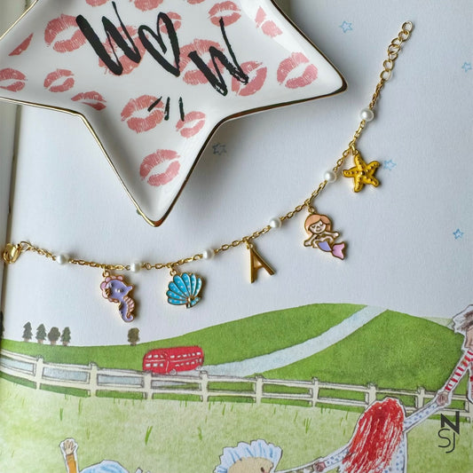 Mermaid Fantasy Charm Bracelet
