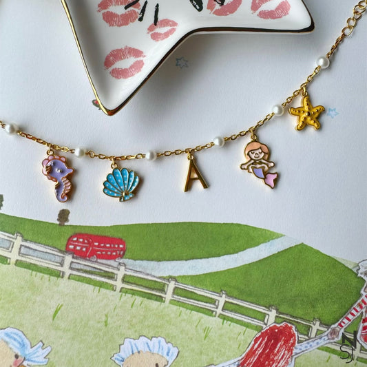 Mermaid Fantasy Charm Bracelet
