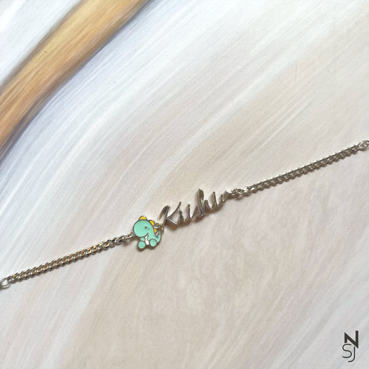 Dino Name Bracelet